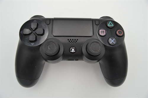 Playstation 4 - Dual Shock 4 Wireless Controller - Sort - PS4 Tilbehør (C Grade) (Genbrug)